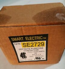 SE2729M DEFINITE PURPOSE CONTACTOR FULL LOAD AMPS 30 POLE 1 24V. 50/60HZ