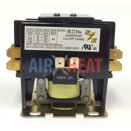 SE2727M DEFINITE PURPOSE CONTACTOR FULL LOAD AMPS 30 POLE 1 240V. 50/60HZ