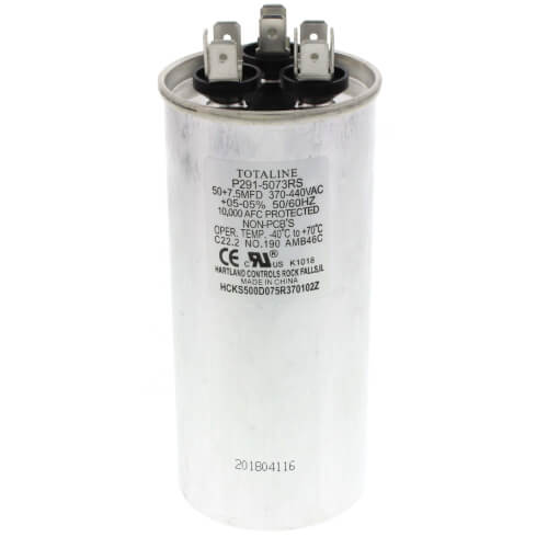 SE98-DV RUN CAPACITOR 50+7.5X370/440 VOLT