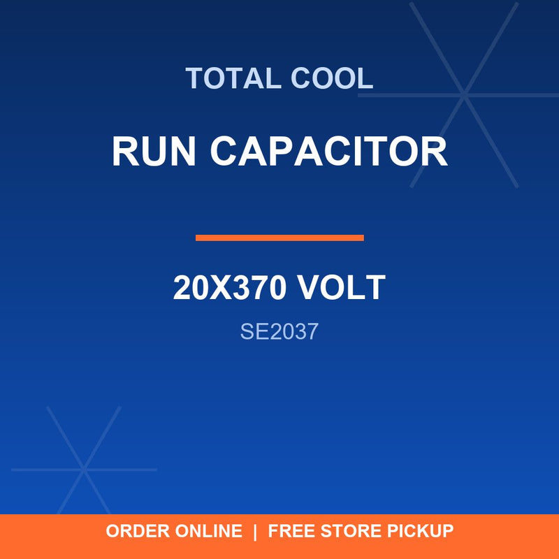 SE2037 RUN CAPACITOR 20X370 VOLT