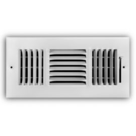 A301HM 12X08 ALUMINUM ADJUSTABLE CURVED BLADE CEILING GRILLE