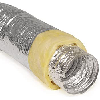 R6.0-9'' SILVER FLEXIBLE DUCT 09''X25' (FLEX 9'')