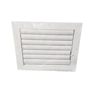 A301HM 12X12 ALUMINUM ADJUSTABLE CURVED BLADE CEILING GRILLE