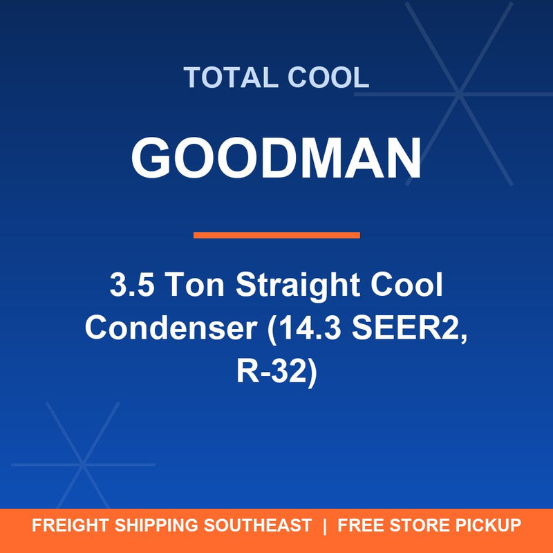 Goodman 3.5 Ton Straight Cool Condenser (14.3 SEER2, R-32)