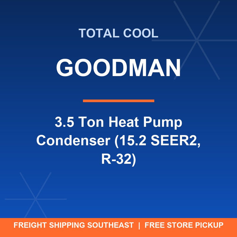 Goodman 3.5 Ton Heat Pump Condenser (15.2 SEER2, R-32)