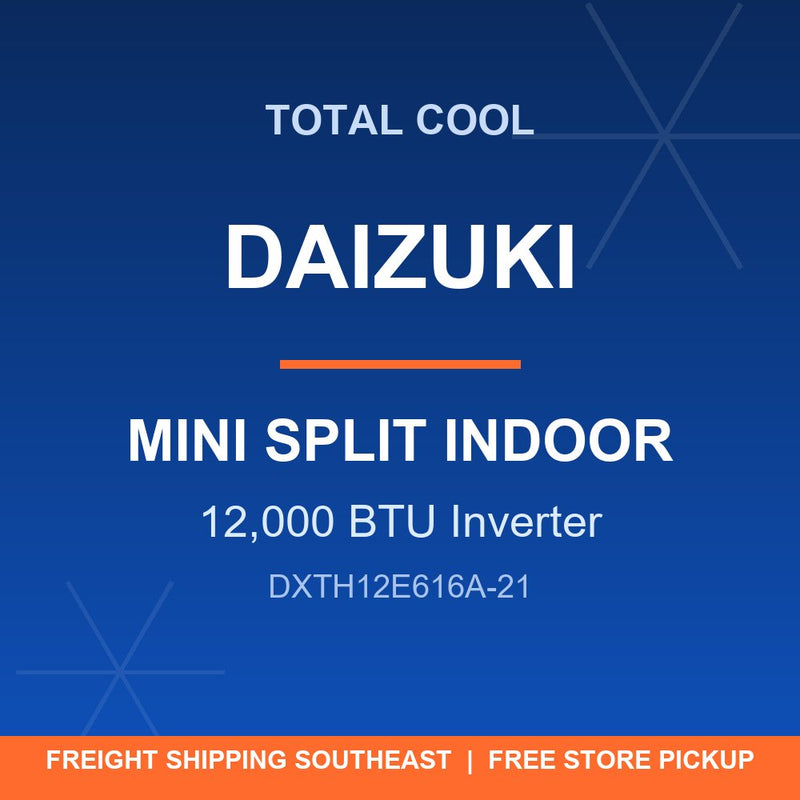 Daizuki 12,000 BTU Inverter Mini-Split Indoor Unit (21 SEER2, R-32)