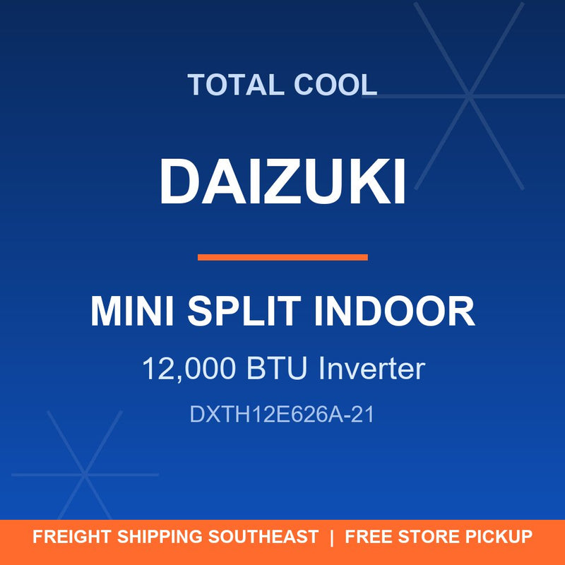 Daizuki 12,000 BTU Inverter Mini-Split Indoor Unit (21 SEER2, R-32)