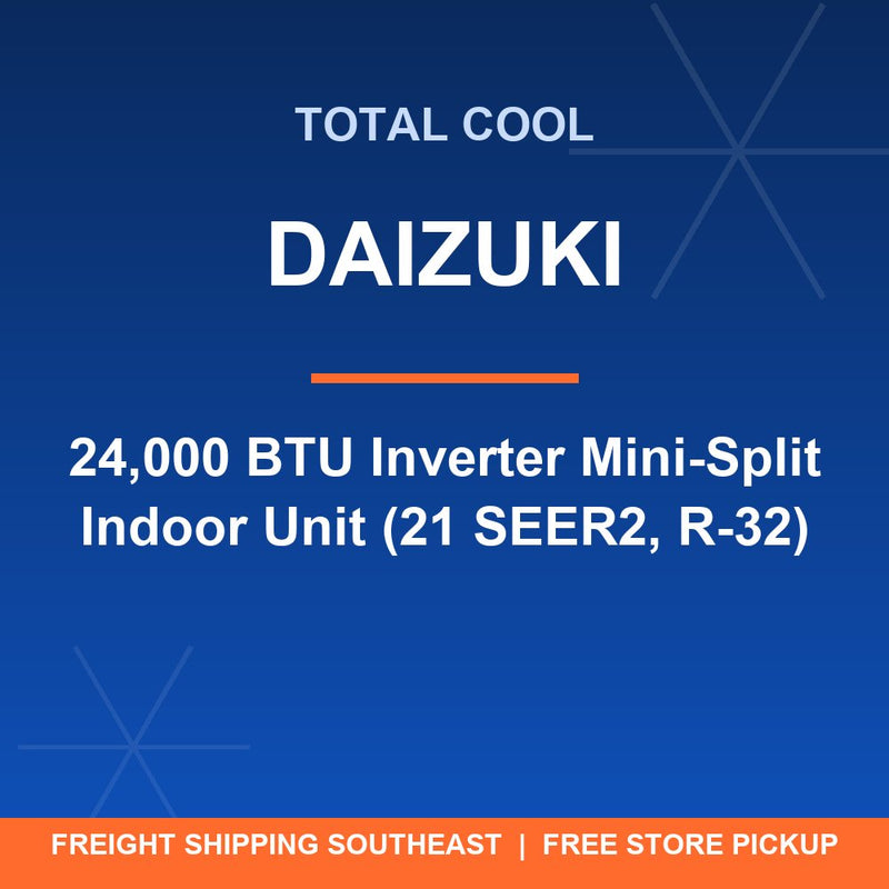 Daizuki 24,000 BTU Inverter Mini-Split Indoor Unit (21 SEER2, R-32)