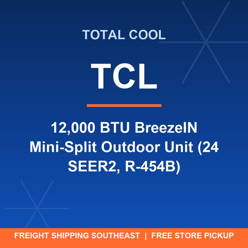 TCL 12,000 BTU BreezeIN Mini-Split Outdoor Unit (24 SEER2, R-454B)