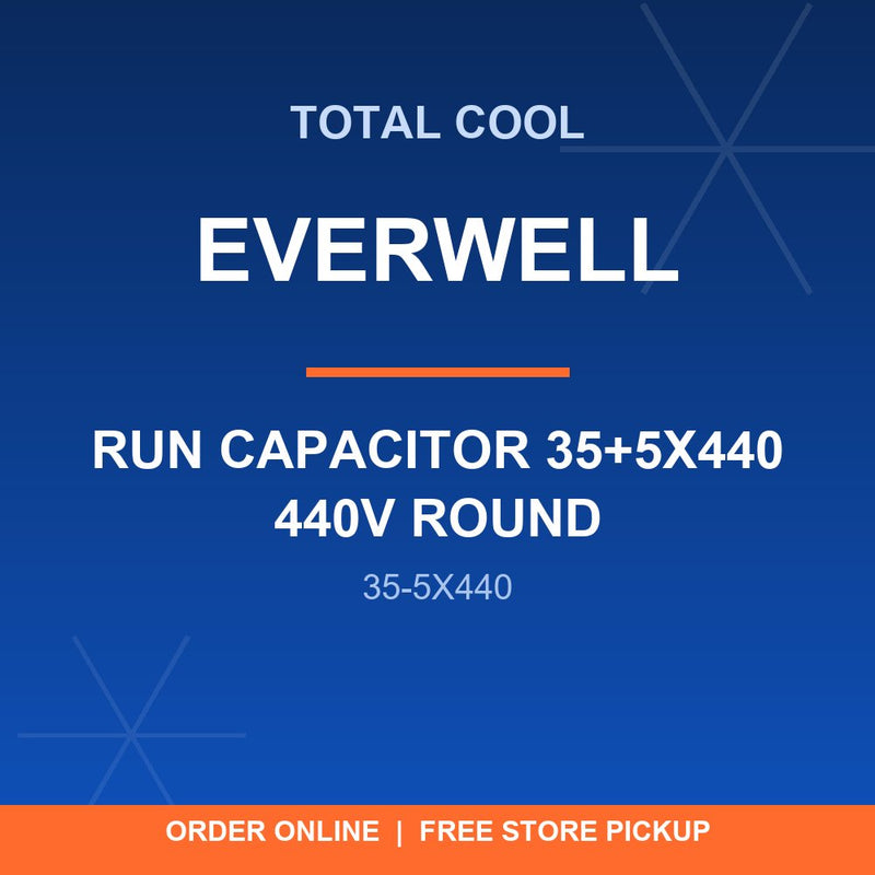 35-5X440 EVERWELL RUN CAPACITOR 35+5X440 440V ROUND